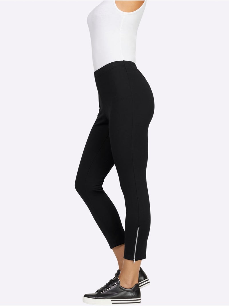 Legging Confort Maximal - Taille Standard - Helline Noir - Kiabi