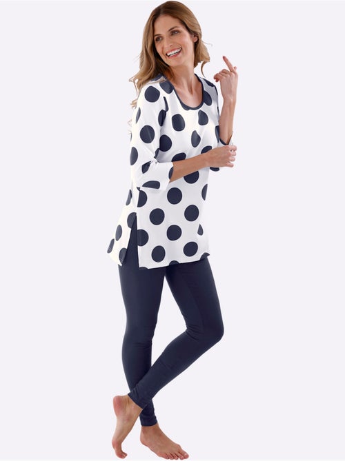 Legging confortable en jersey fin avec ceinture élastique et logo imprimé - Taille standard - Witt - Kiabi Legging confortable en jersey fin avec ceinture élastique et logo imprimé - Taille standard - Witt - Kiabi