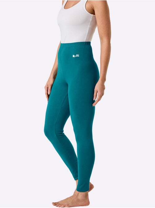 Legging confortable en jersey fin avec ceinture élastique et logo imprimé - taille standard - witt - Kiabi