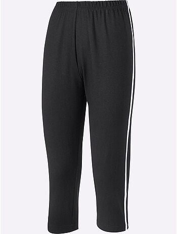 Legging Corsaire Passepoils Contrastés Tendance - Taille Standard - Moda Vilona