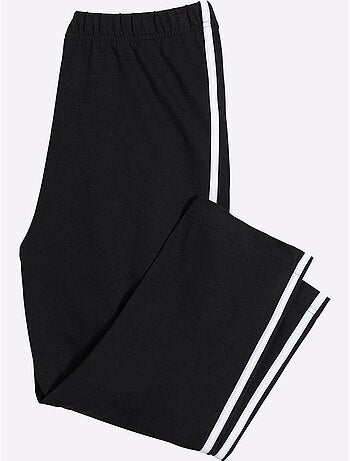 Legging Corsaire Passepoils Contrastés Tendance - Taille Standard - Moda Vilona