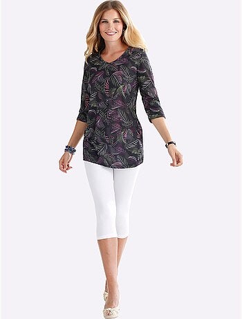 Legging Corsaire Qualité Extensible - Taille Standard - Moda Vilona