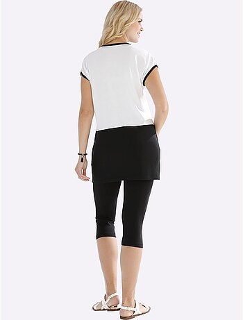 Legging Corsaire Qualité Extensible - Taille Standard - Moda Vilona