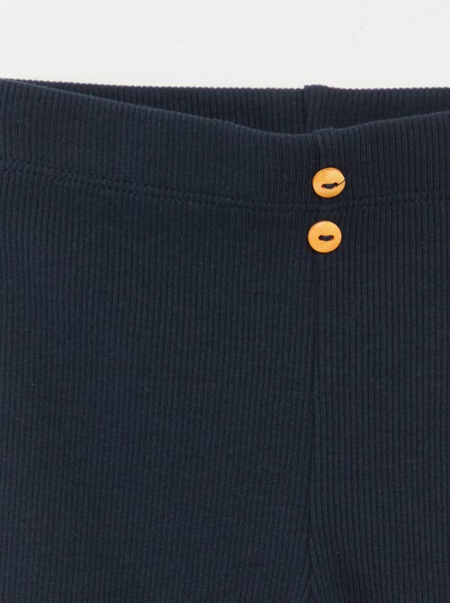 Legging côtelé avec boutons - Kiabi Legging côtelé avec boutons - Kiabi