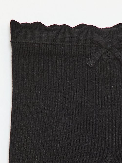 Legging côtelé avec nœud fantaisie - Kiabi Legging côtelé avec nœud fantaisie - Kiabi