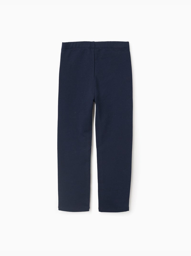 Legging Côtelé Bleu foncé - Kiabi