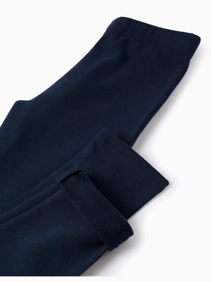 Legging Côtelé Bleu foncé - Kiabi