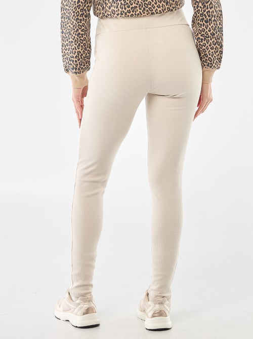 Legging côtelé de maternité - Kiabi