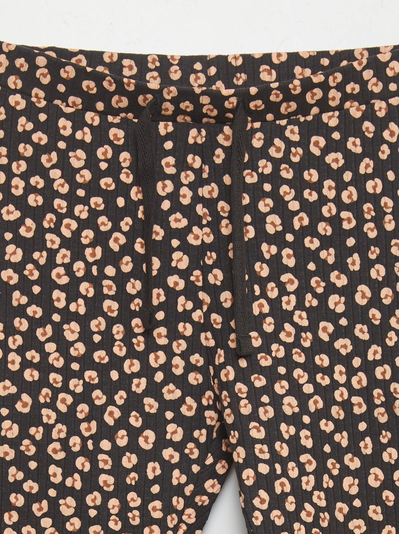 Legging côtelé Gris - Kiabi