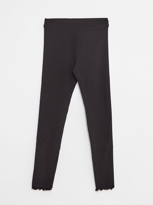 Legging côtelé long uni - Kiabi