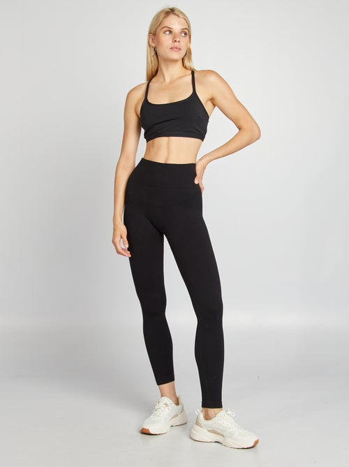 Legging côtelé sans couture - Kiabi