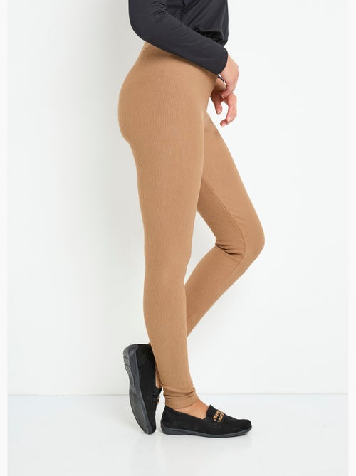 Legging côtelé taille élastiquée - Afibel - Kiabi