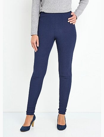 Legging côtelé taille élastiquée