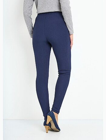 Legging côtelé taille élastiquée