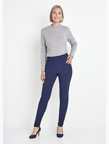 Legging côtelé taille élastiquée