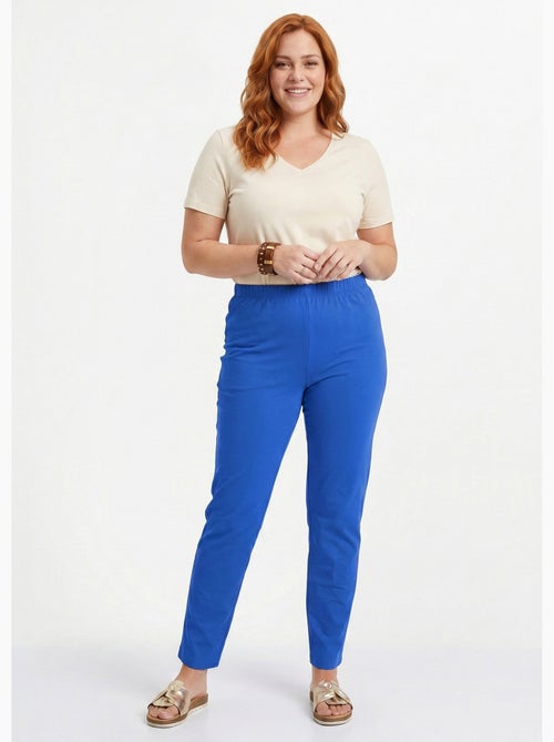Legging coton stretch taille élastiquée - afibel - Kiabi Legging coton stretch taille élastiquée - afibel - Kiabi