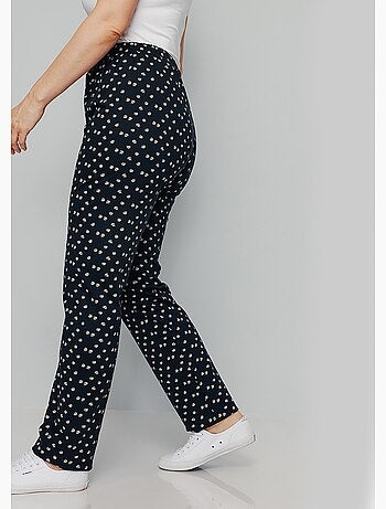 Legging coton stretch taille élastiquée - afibel