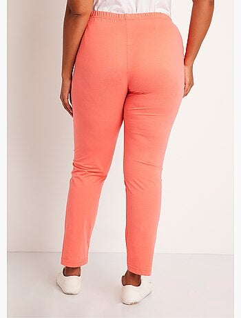 Legging coton stretch taille élastiquée - afibel