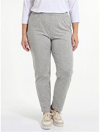 Legging coton stretch taille élastiquée - afibel