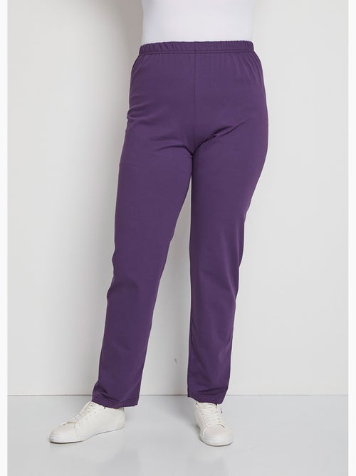 Legging coton stretch taille élastiquée - afibel - Kiabi