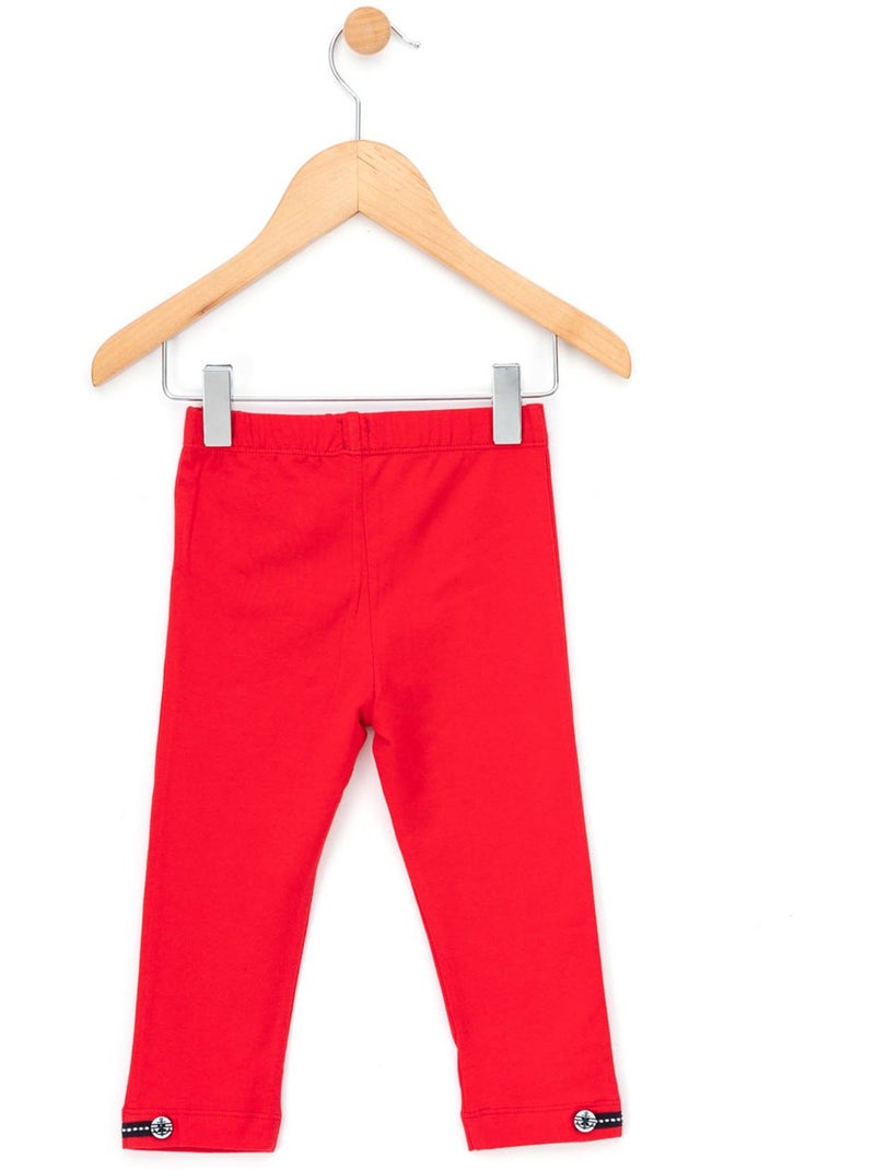Legging court - Terre de Marins Rouge - Kiabi