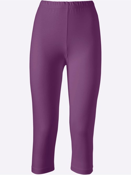 Legging court avec ceinture élastique en superbes coloris - Taille standard - Moda Vilona - Kiabi