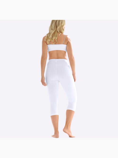 Legging court avec ceinture élastique et coupe ajustée - taille standard - moda vilona - Kiabi Legging court avec ceinture élastique et coupe ajustée - taille standard - moda vilona - Kiabi