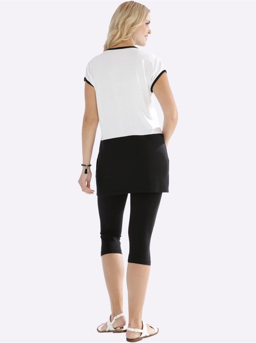 Legging court avec ceinture élastique et coupe ajustée - Taille standard - Moda Vilona - Kiabi Legging court avec ceinture élastique et coupe ajustée - Taille standard - Moda Vilona - Kiabi