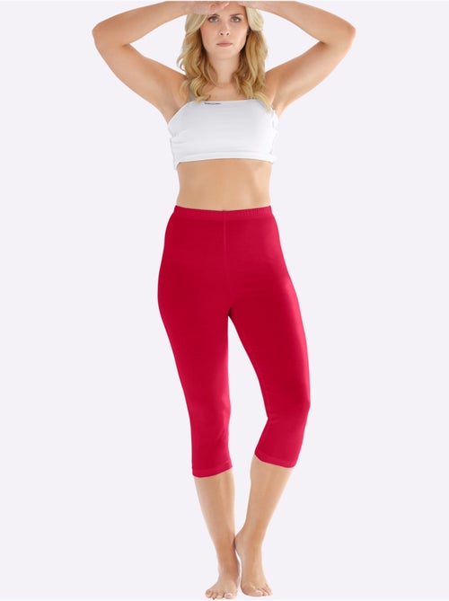 Legging court avec ceinture élastique et finition soignée - Taille standard - Moda Vilona - Kiabi Legging court avec ceinture élastique et finition soignée - Taille standard - Moda Vilona - Kiabi