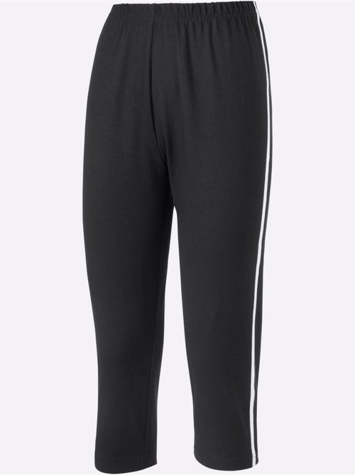 Legging court avec passepoils contrastés et ceinture élastique - Taille standard - Moda Vilona - Kiabi