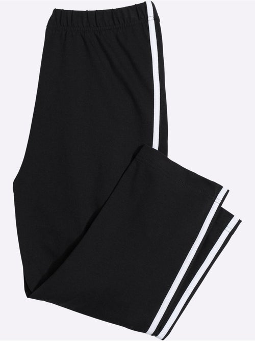 Legging court avec passepoils contrastés et ceinture élastique - Taille standard - Moda Vilona - Kiabi