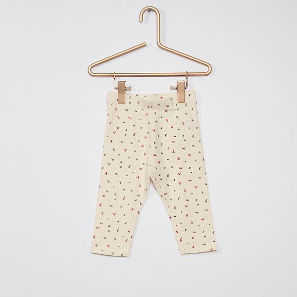 Legging Court Bebe Fille Blanc Kiabi 3