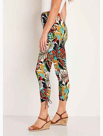 Legging court ceinture élastiqué - Afibel