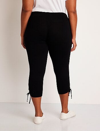 Legging court ceinture élastiqué