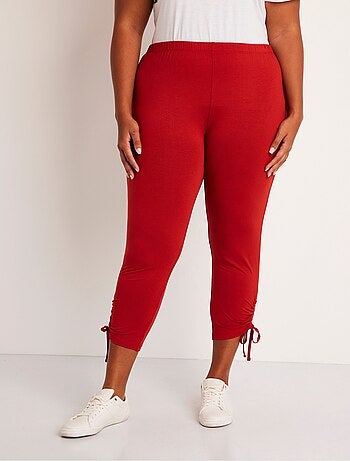 Legging court ceinture élastiqué