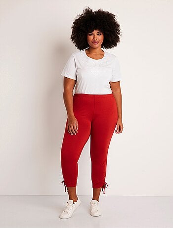 Legging court ceinture élastiqué