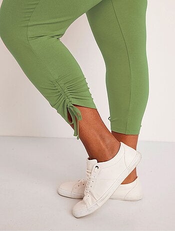 Legging court ceinture élastiqué