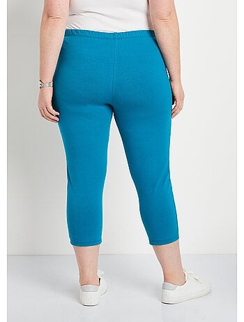 Legging court coton taille élastiquée - Afibel
