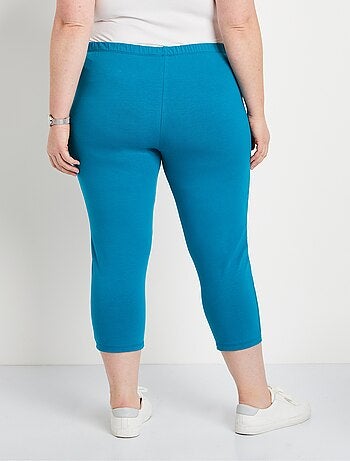 Legging court coton taille élastiquée