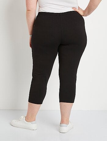 Legging court coton taille élastiquée