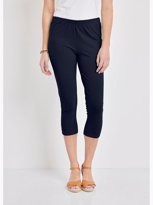Legging court coton uni ou imprimé - Afibel - Kiabi