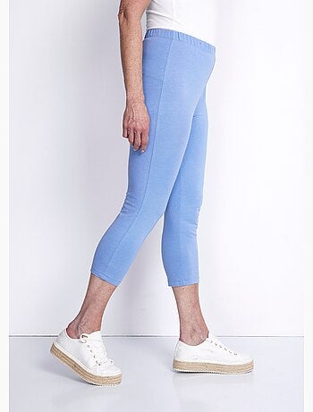 Legging court coton uni ou imprimé - Afibel
