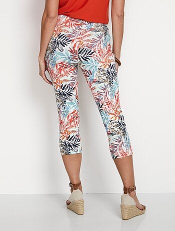 Legging court coton uni ou imprimé - Afibel