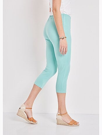 Legging court coton uni ou imprimé - Afibel