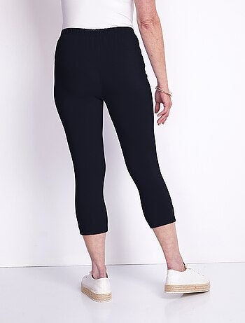 Legging court coton uni ou imprimé