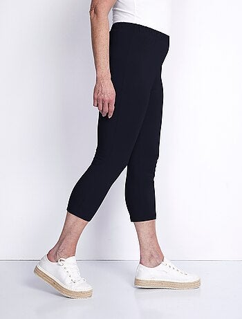 Legging court coton uni ou imprimé