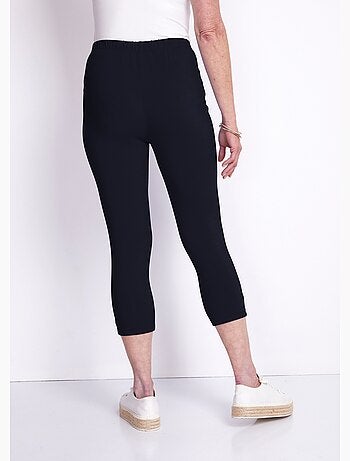 Legging court coton uni ou imprimé