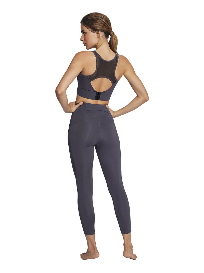 Legging court de sport Tech ST5 Gris - Kiabi