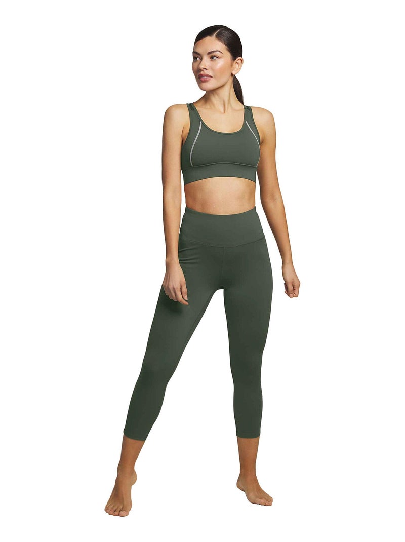 Legging court de sport Tech ST5 Vert - Kiabi