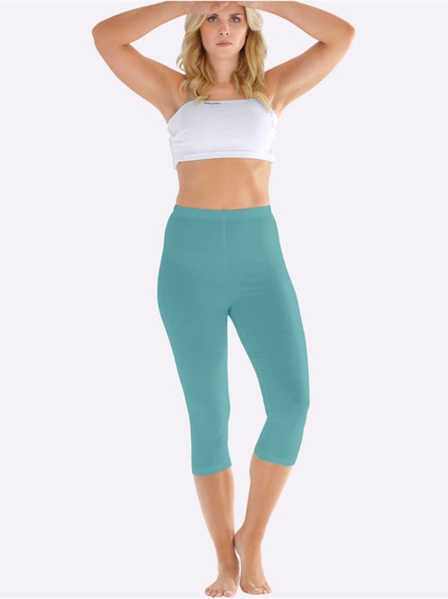 Legging court en tissu fluide avec ceinture élastique - taille standard - moda vilona - Kiabi Legging court en tissu fluide avec ceinture élastique - taille standard - moda vilona - Kiabi